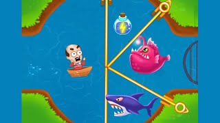 Save Daddy Pull The Pin New Gameplay Walkthrough Puzzle #2 (Level 6-15) screenshot 2