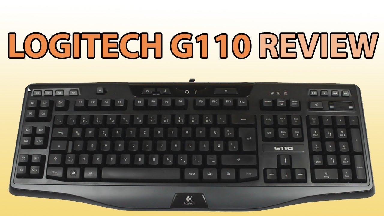 bind forberede acceptere Short Review: Logitech G110 gaming keyboard [English/German Subtitles] -  YouTube