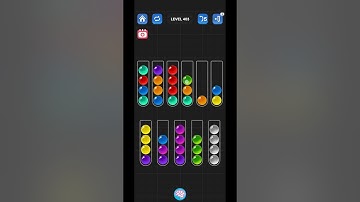 Lv 403 Ball Sort Puzzle - Color Game / 顏色分類遊戲 / ボールソーティングパズル (Guru Game)  #ballsortpuzzle