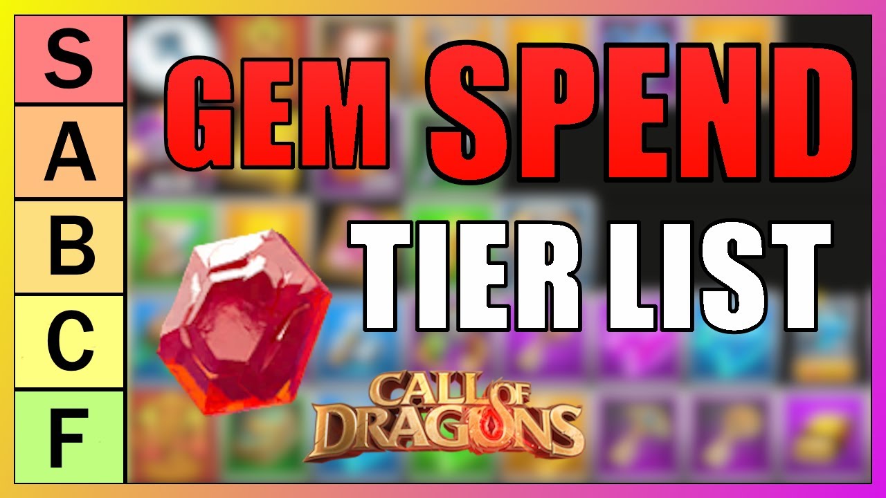 Ultimate F2P Gem Spend Tier List! | Call of Dragons