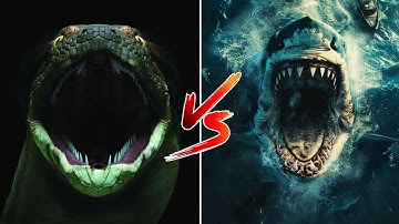 Prehistoric Predator Showdown: Megalodon vs Titanoboa