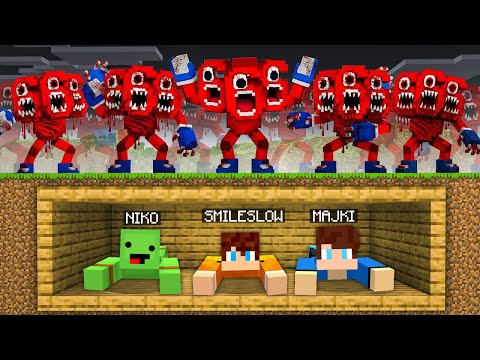 ZROBILIŚMY BUNKIER ABY PRZEŻYĆ PRZED 666 BRAINROT w Minecraft!