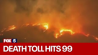 Maui fires death toll hits 99