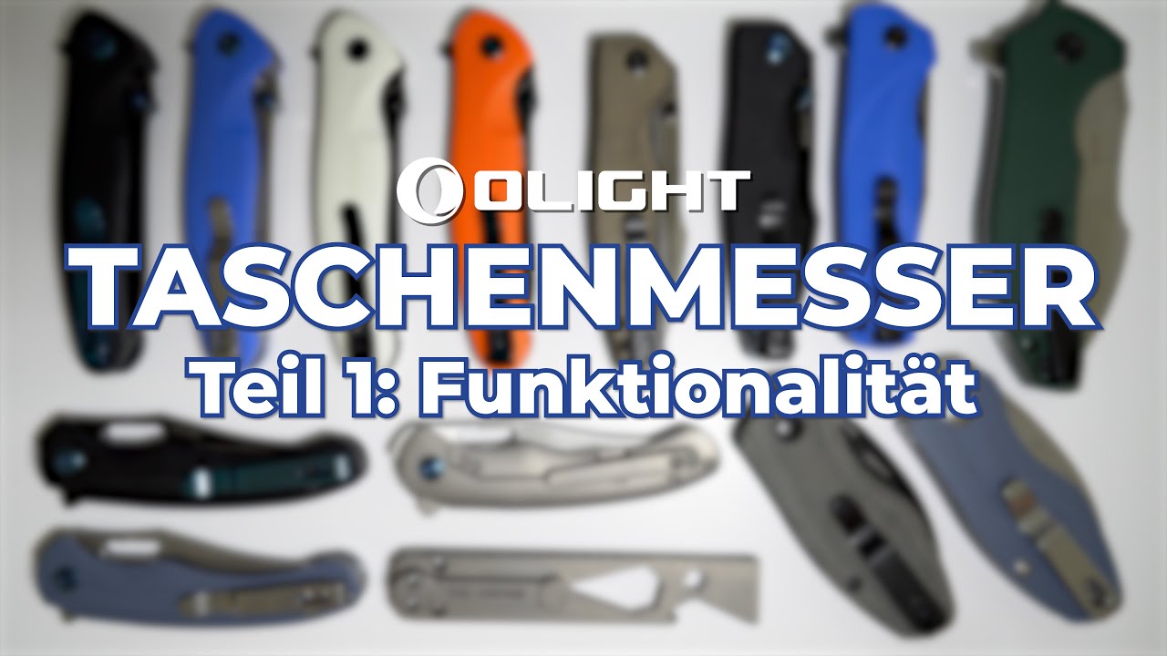 Was ist wichtig beim Taschenmesserkauf? Funktionalität!