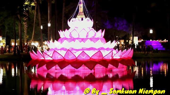 เพลงลอยกระทง วันลอยกระทง Loy Krathong Thailand 4k Video