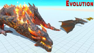 ARBS Dragon of Revolution Lava Dragon is fighting for evolution   Animal Revolt Battle Simulator