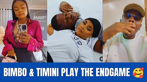 🔥 Bimbo Ademoye & Timini Egbuson play the endgame 🥰#celebritygist #viralvideo 