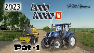 Farming Simulator 16 Games|krishi wala game| Tectar,Harbistar,car| pat-1| #1| खेती सिम्युलेटर 16 गेम screenshot 1