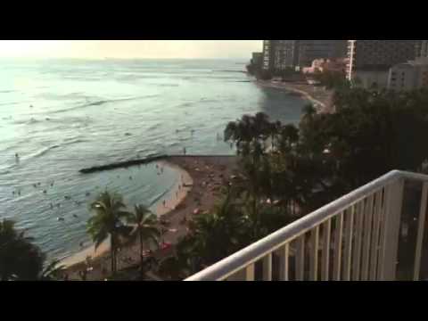 Hawaii Waikiki Pacific Beach Hotel Ocean Front Room 1220