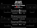 【BASS TAB】AN CAFE - RYUUSEI ROCKET #shorts #basstabs #jrock