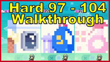 HARD Walkthrough Level 97 - 104 (Laundry Level) - Meow Tower: Nonogram Cute Cats