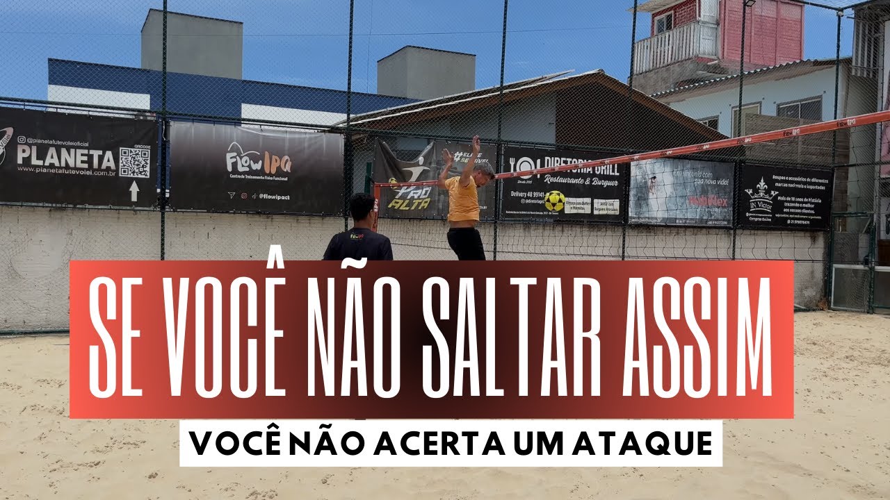 COMO SALTAR NO FUTEVÔLEI E ACERTAR ATAQUES! - EP 04