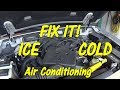 FREE FIX - How to Diagnose and Adjust an A/C Compressor Clutch in Car Truck - Blows Cold Then Warm