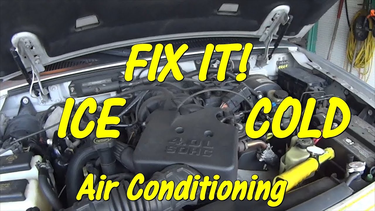 FREE FIX - How to Diagnose and Adjust an A/C Compressor Clutch in Car Truck  - Blows Cold Then Warm - YouTube