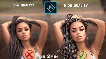 Convert Low Quality Photo To High Quality Photo in photoshop 7.0 and cc in few steps