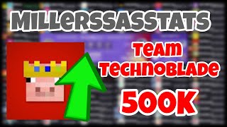 Team Technoblade Hits 500K Subscribe