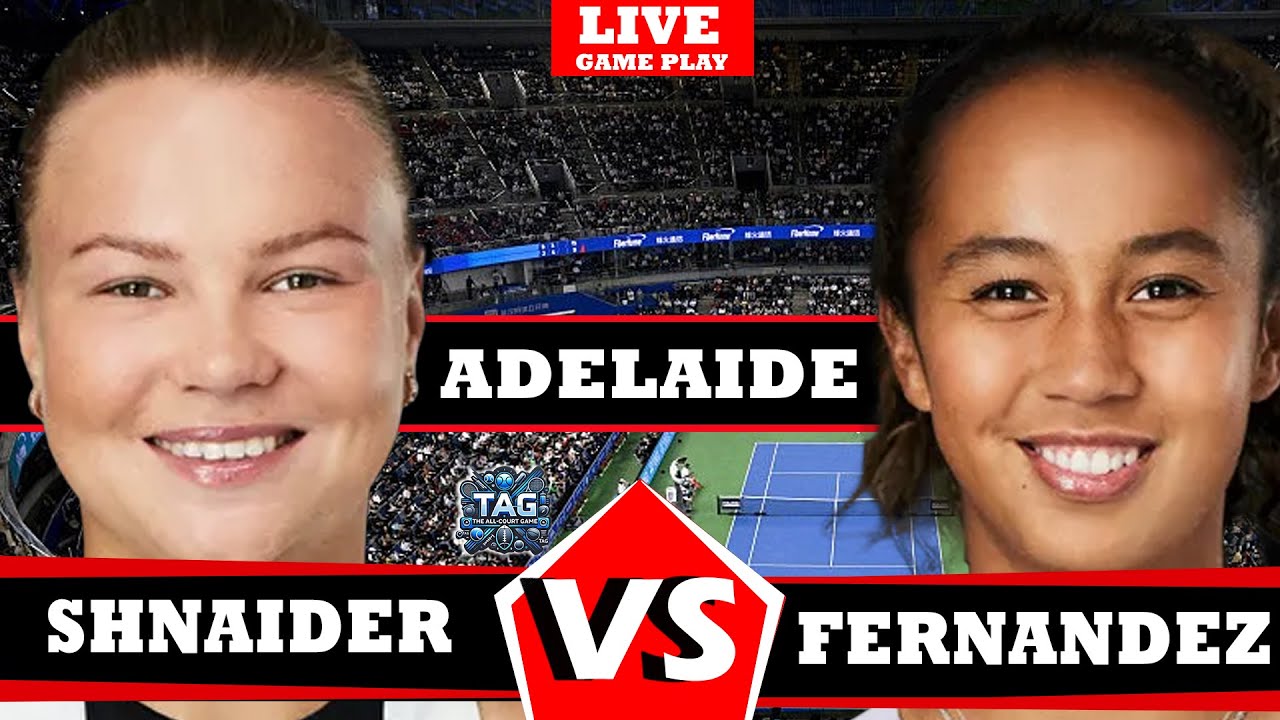 🔴LIVE: SHNAIDER VS FERNANDEZ | ADELAIDE 2026 