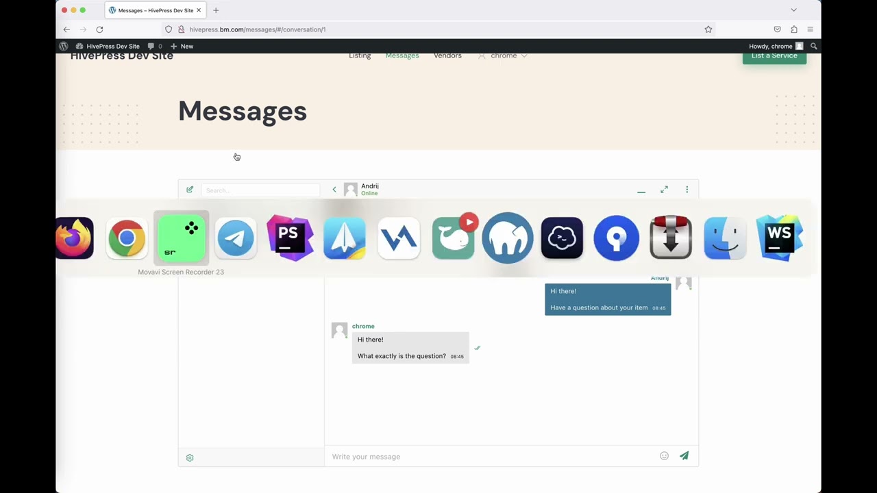 Better Messages - HivePress Integration