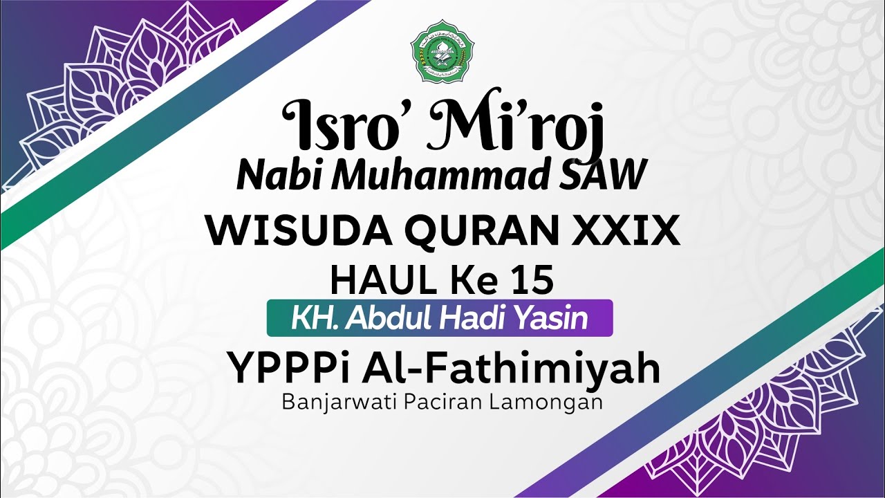 Wisuda Qur'an XXIX | YPPPi Al-Fathimiyah