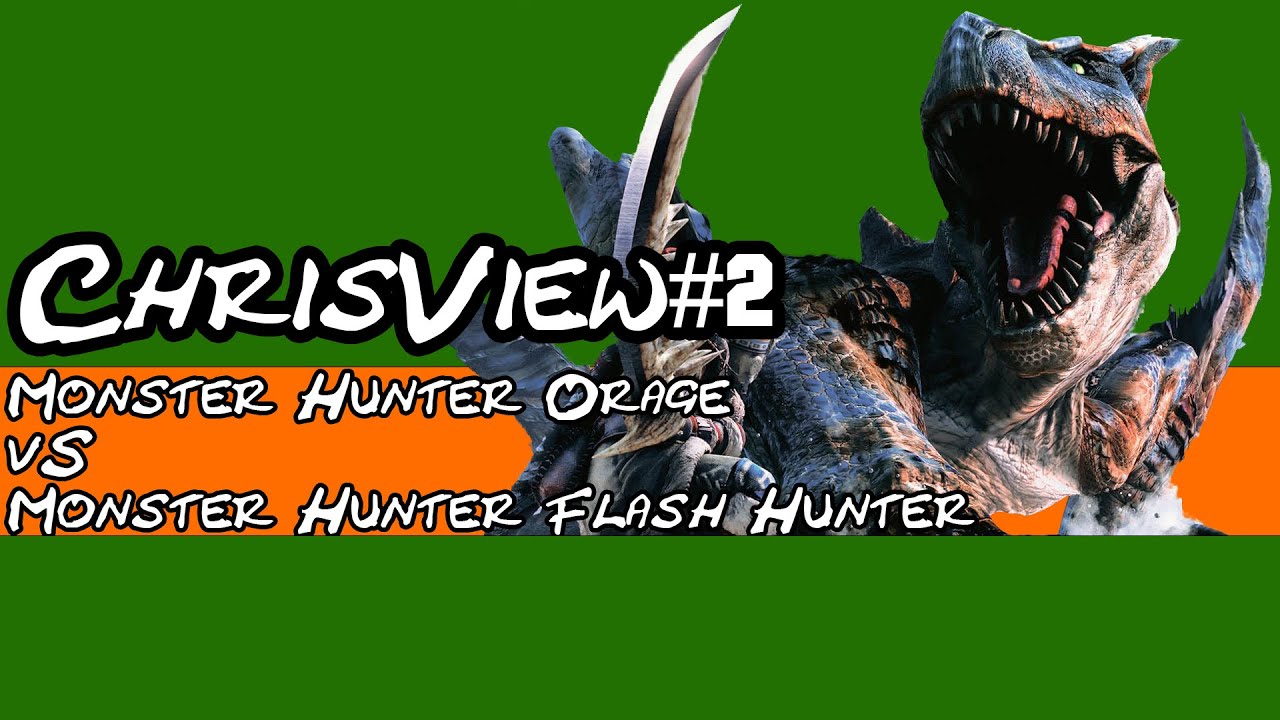 ChrisView[#2] - Monster Hunter Orage vs Flash Hunter! - YouTube
