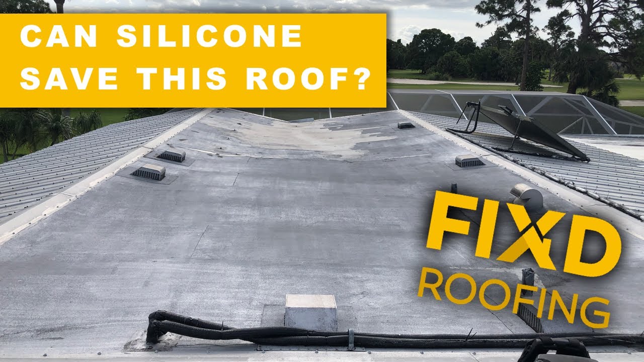 Gaco Silicone Roof Job (Drone Flyover)