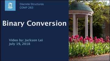 Binary - Decimal Conversion