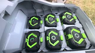 Ego Power Electric Riding Lawn Mower Battery & Charger