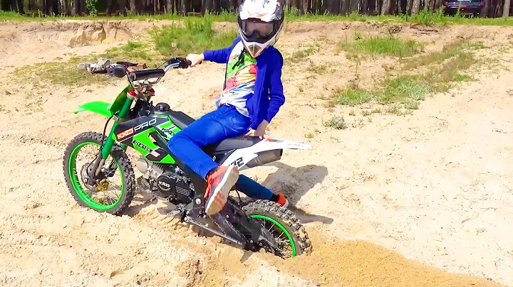 Alex's bike stuck in the sand.