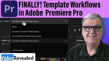 FINALLY! Template Workflows in Adobe Premiere Pro