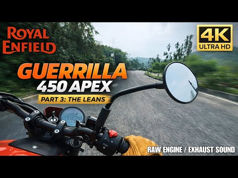 Video The New 2026 Guerrilla 450 Apex on Leans | Royal Enfield | Raw Exhaust Sound [4K]