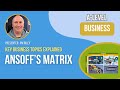 Business Strategy: Ansoff Matrix