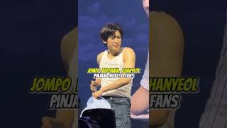 Jompo bersama, Chanyeol pinjam inhaler fans #exo #exhorizon #shorts