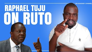 Raphael Tuju Leaks Secret Details About Uhuru - Ruto 2022