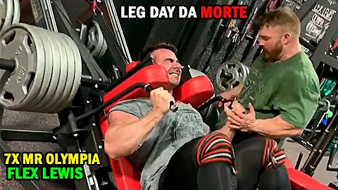 LEG DAY DA MORTE RAFAEL BRANDO COM FLEX LEWIS