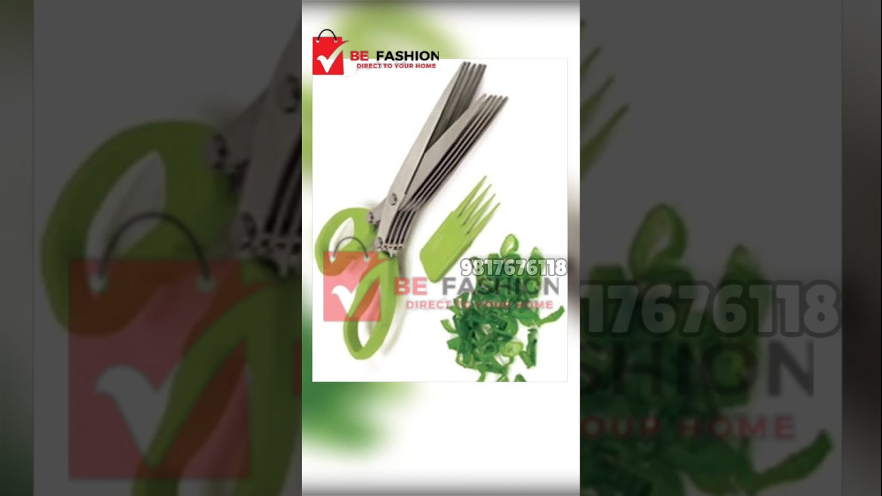 "Herb Scissors Se Khaas Aur Aasan Tarike Se Kategiye Apne Kitchen Ke Har Ingredient Ko! 