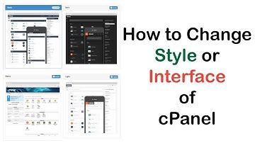 How to change Style or Interface of cPanel