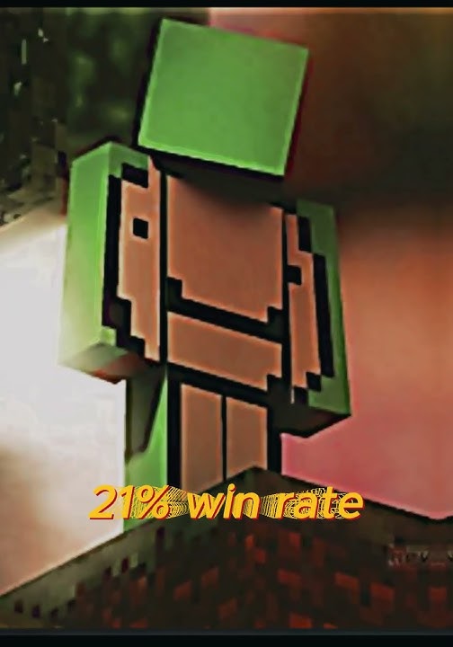 Players win rate against Clownpierce #minecraft #edit