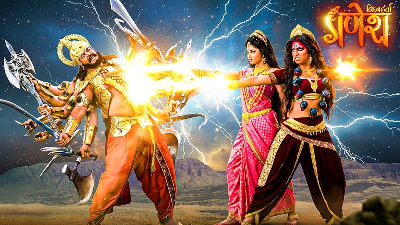 माता मातंगी और माता कालभैरवी ने किया भण्डासुर का संहार | Vignaharta Ganesh | EP - 542