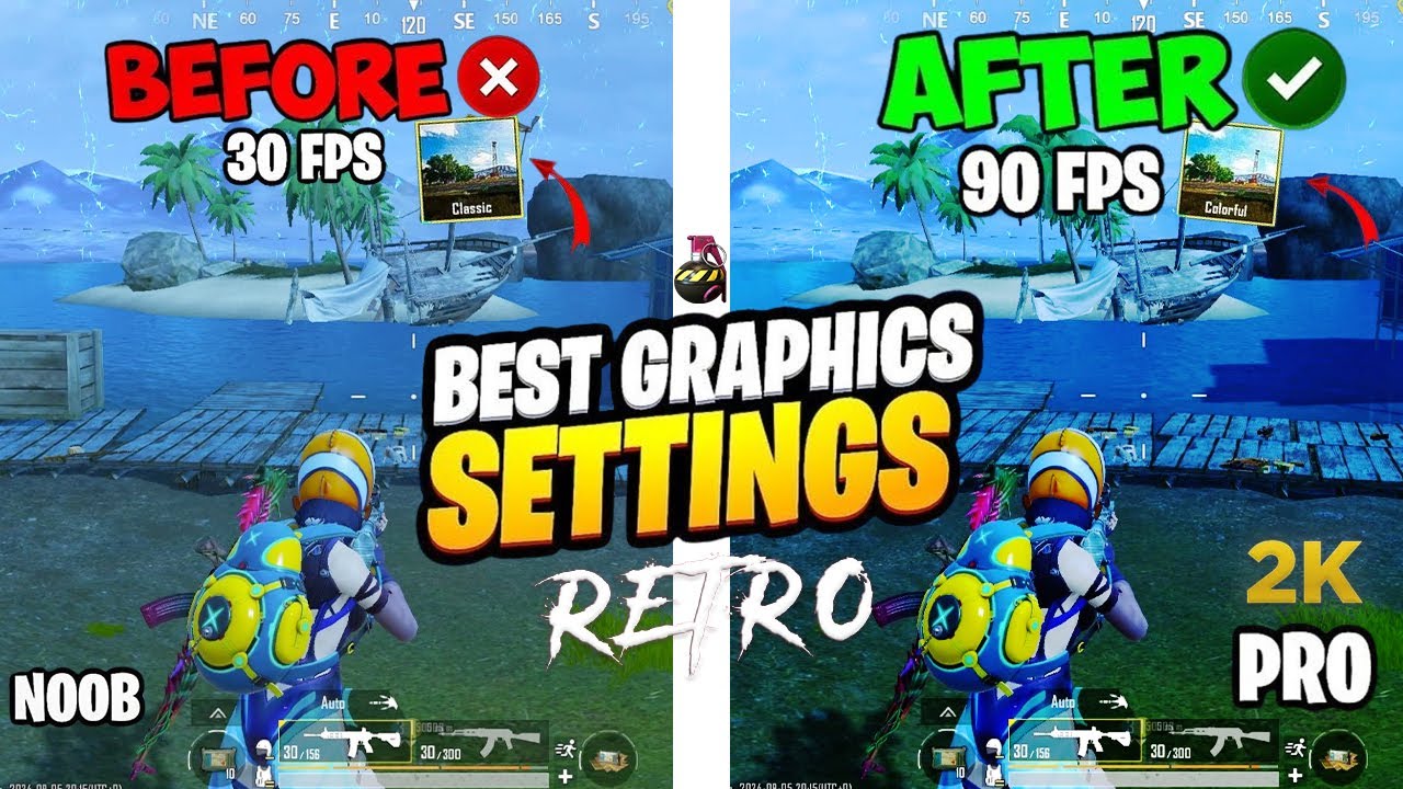 🔧Best Graphics Settings for Pubg Mobile Gameloop Emulator 2024✅| Best Settings