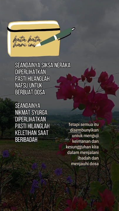 kata kata hari ini