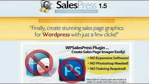 WP SalesPress - Stunning Header & Minisite Graphics in 5 Minutes or less!