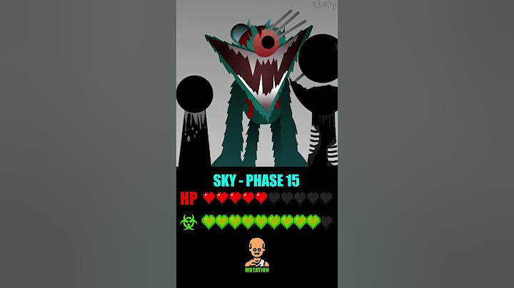 HP, INFECTION Bar SKY in Sprunki Phase 1- 17 | Different Phases #sprunki #incredibox