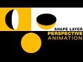 After effects cc  shape layer perspective animation tutorial