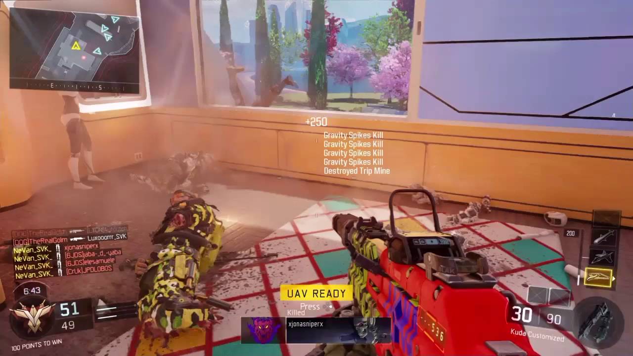 Cod bo3 fury kill with gravity spikes