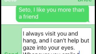 SetoSolace Texting Fan fiction