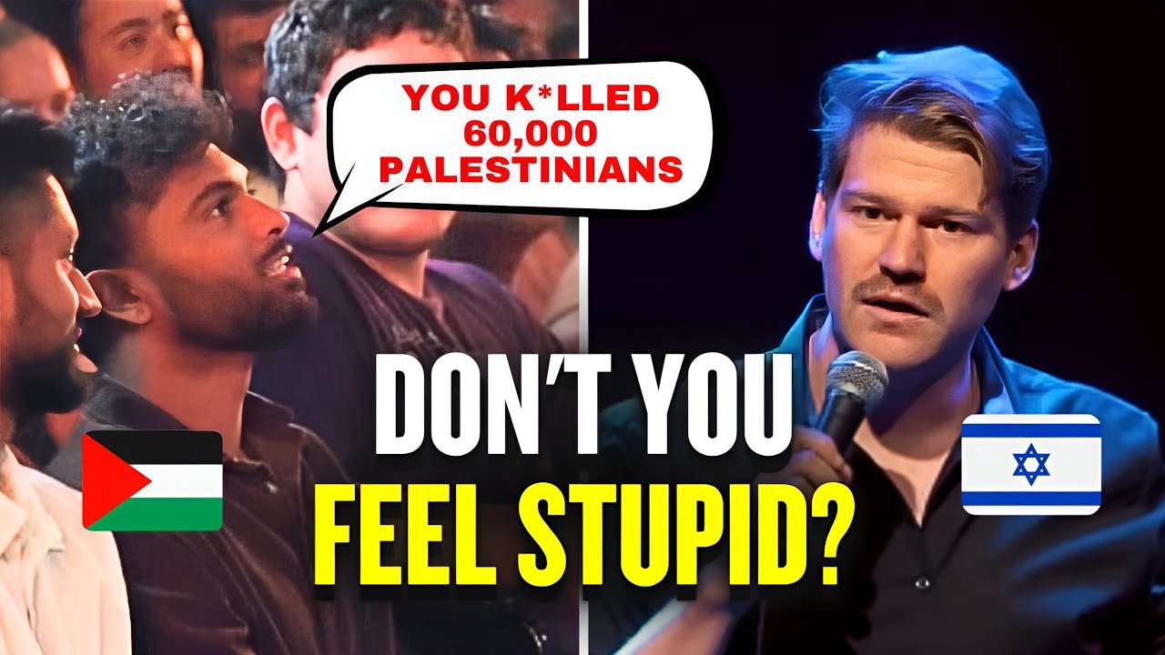 Palestinian Heckler HIJACKS Israeli Comedian's Show, Then Gets SHUT DOWN on the Spot!