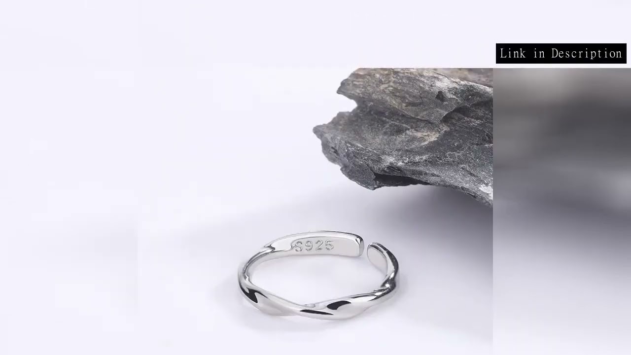 Fashion 925 Sterling Silver Simple Twisted Wire Rings For Women Wedding Fine Jewelry Gift Wholesale
