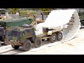 MIND BLOWING SPECIAL RC TRUCK ROAD LAYER // LIEBHERR RC CRANE 5 AXLE TRUCK // RK-Modellbau //