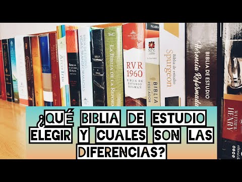 ¿Qué BIBLIA DE