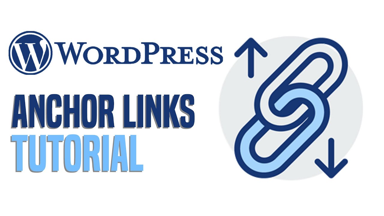 How To Add Anchor Links To WordPress | Easy Tutorial (2025) - YouTube